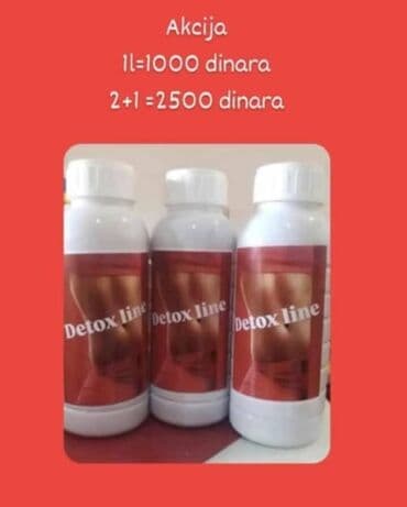 set za puder nokte: Detox Line napitak za detoksikaciju organizma. Može se kupiti — 1