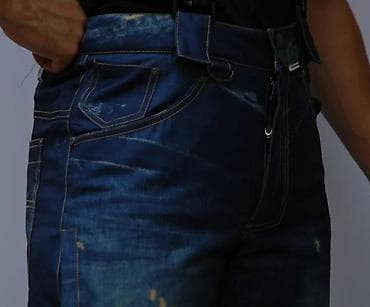 kais za torbe: Muške farmerke tamnoplave boje sa ravnim nogavicama, idealne za — 6