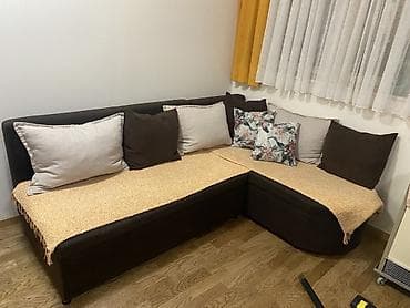 polovne kožne garniture: Ugaona garnitura na razvlačenje sa kutijom za odlaganje - Model — 4