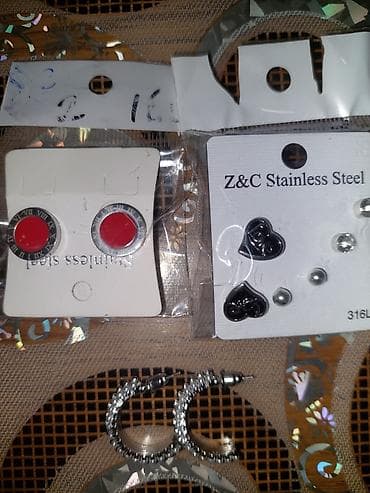 Kolekcija minđuša – nerđajući čelik (316L) i CUBIC ZIRCONIA - Više