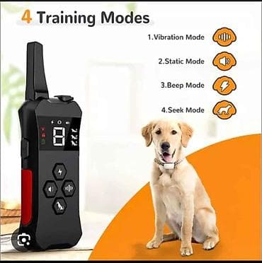 Ogrlica za dresuru pasa Najnoviji tip koji putem 3 vida stimulacije -