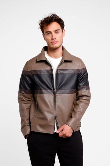 zimske bomber jakne: Kožna jakna Imitacija kože, 2XL, L, M, Zara, bоја - Bordo — 6