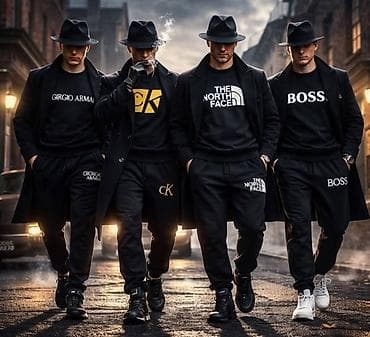 noix kompleti: Trenerka New Balance, bоја - Crna — 2