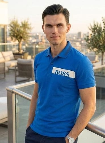 muški sako: Muška polo majica BOSS - Model: kratki rukav, klasičan polo kroj sa — 1