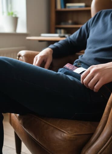 zara pantalone na preklop: HUGO muške farmerke – model 734 - Boja: tamno plava/indigo - Brend — 1