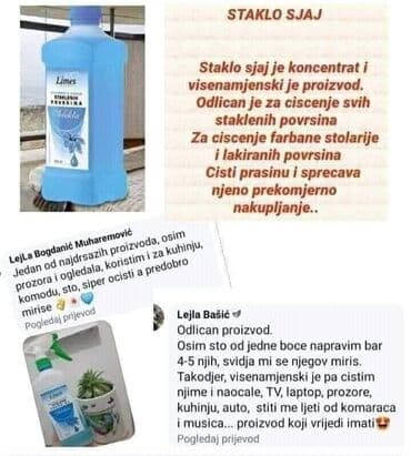 lidl slavina sa grejacem: Limes Staklosjaj je koncentrat za čišćenje staklenih i drvenih — 3