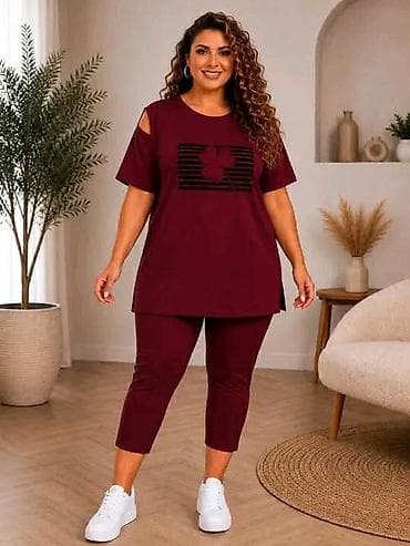 tn plave patike: Komplet za svakodnevno nošenje – plus size. - Tunika kratkih rukava i — 7