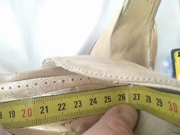 bež čizme od brušene kože: Sandals, 40 — 8