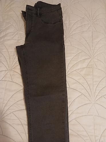 patike walkmaxx: Ženske skinny farmerke – tamno siva/ugljen siva - Model: uski kroj — 4