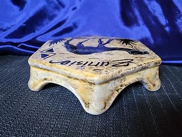 case za vodu metalac: Postolje Tunis,vintaz univetzalno,rucno oslikano,pa glazirano — 7