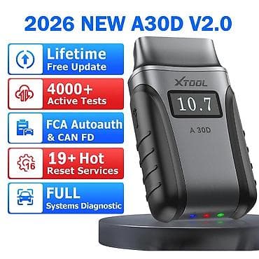195 65 15 c: Novo- XTOOL Anyscan A30D V2.0 Bluetooth OBD2 CANFD FCA Cena skenera — 2