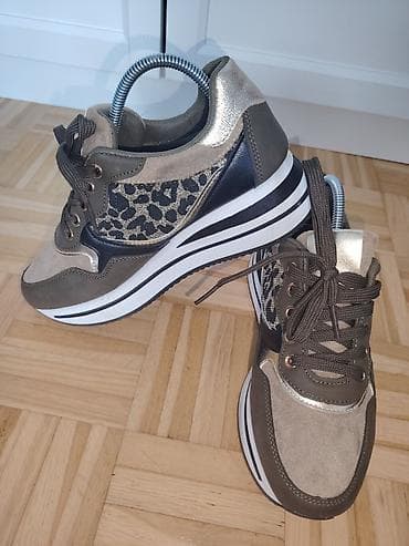 baletanke za gimnastiku: Ženske patike sa platformom i leopard detaljima UG 23cm - Model — 4