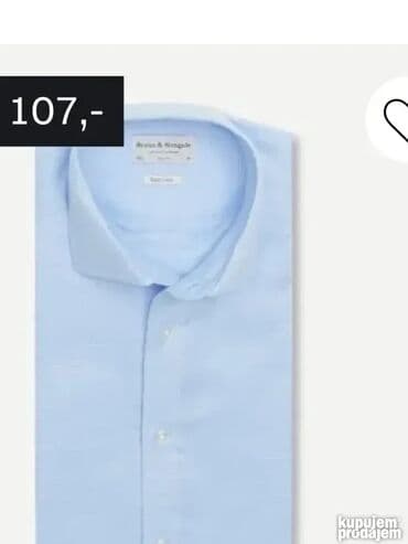 Britches and shorths: Original Brun &Stengade kosulja 41 NOVA 100% cotton Ramena 48cm — 6