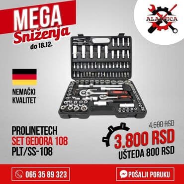 Prolinetech gedore 108 set plt/ss-108 opis karakteristike — 1