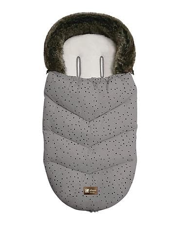 KikkaBoo Zimska navlaka za kolica – Luxury Fur Dots Grey Opis: -