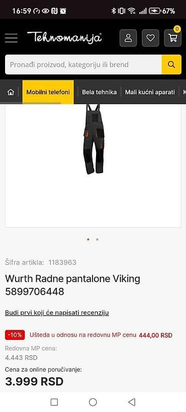 hugo odelo: EMERTON WURTH Radno odelo komplet vel.52(za visinu do 182cm) Na — 7