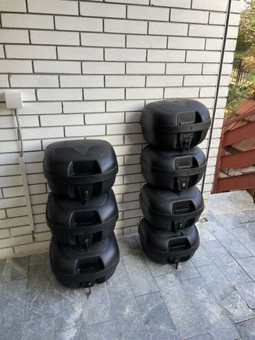 Motorcycles & Scooters: Moto koferi (top case) za skuter/motor – crni, sa bravom i ključem - — 3