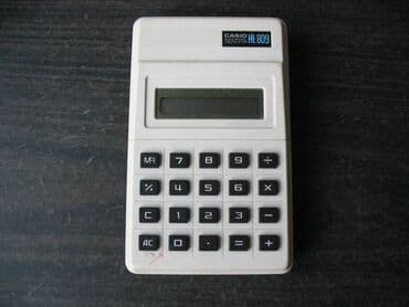 solarni radio: Casio electronic calculator HL-809 Sa početka 80-ih. Dugo stoji — 3