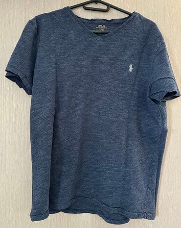 jakne c a: Majica na kratke rukave, L (EU 52), Ralph Lauren, bоја - Tamnoplava, Pamuk — 1