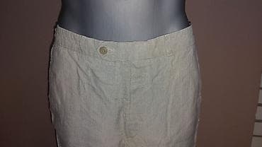 bez pantalone i plava kosulja: MUŠKE PANTALONE Lepe, letnje pantalone od kepera, broj 54 Svetlo bež — 2