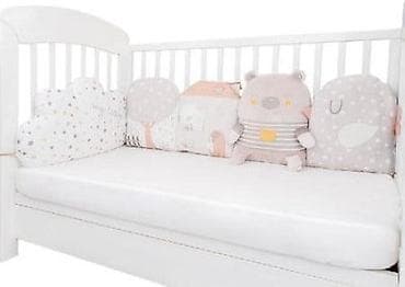 peskiri krpe i kucni tekstil: KIKKA BOO Ogradica od plišanih jastuka – set 5 pcs My Teddy (šifra — 1