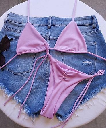 kupaci kostimi beograd: Ženski bikini set – trouglasti kupaći sa vezivanjem - Model: klasični — 6