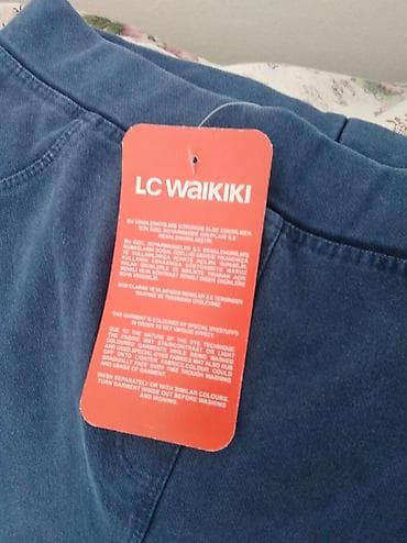 LC Waikiki ženske pantalone – plave, zvoncare - Model: zvonaste