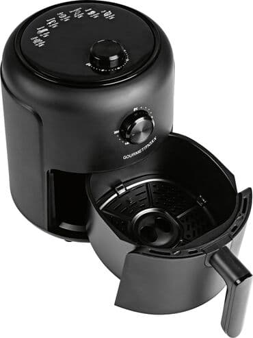 Kitchen Appliances: Friteza na vruć vazduh marke Gourmetmaxx, crne boje, sa digitalnim — 2