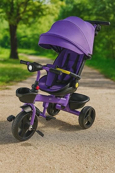 Kids' bicycles: Dečiji tricikl sa ručkom za upravljanje i tendomTricikl model 4001 — 2