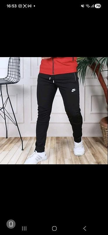 Muška odeća: Donji deo trenerke, Adidas, Likra — 4