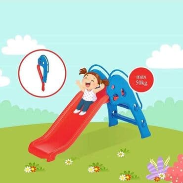 tobogan na naduvavanje iznajmljivanje: Dečiji tobogan SKLOPIV Nosivost 50kg Napravljen je od — 3