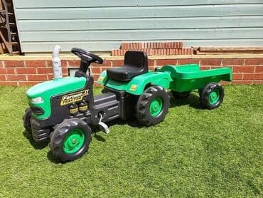 igračke traktori: TRAKTOR NA PEDALE SA PRIKOLICOM 🥰 8000 dinara 🥰 DOSTUPAN PONOVO — 1