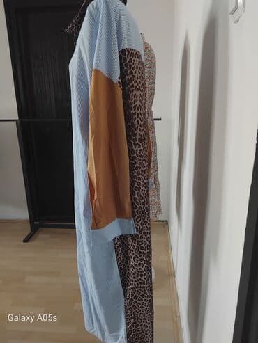 zara haljine na preklop: Sab 4XL (EU 48), color - Multicolored, Oversize, Long sleeves — 4