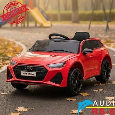 audi na daljinski: DELFINO Audi RS6 – licencirani dečiji auto na akumulator, crveni — 5