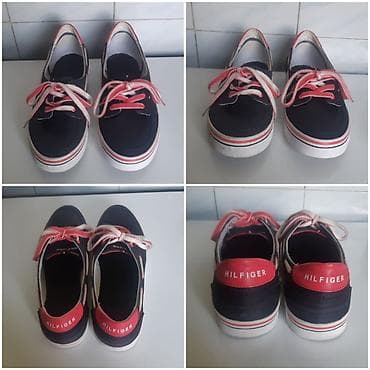 obuća za plivanje: Original Tommy Hilfiger ženske platnene patike/cipele u mornarskom — 3