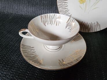 porcelanske solje za caj: Porcelanski vintaz set. Set bez ostecenja,sve na njemu odsjaj od — 3