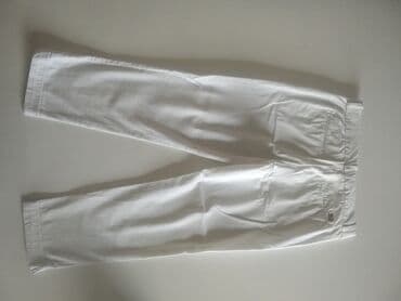 zara pantalone visoki struk: 110-116, color - White — 6