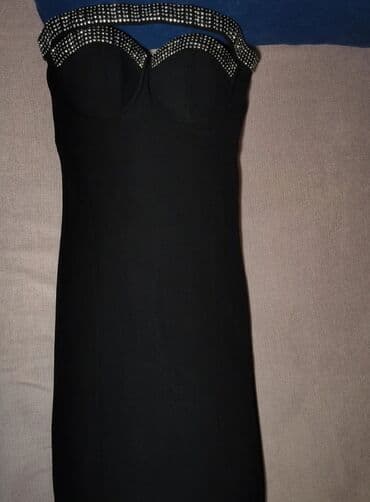 lidl haljine 2024: M (EU 38), color - Black, Cocktail, Without sleeves — 5