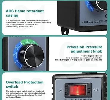 pepco nova varos: Regulator brzine/napona 220–240V, max. 10A - Uređaj za kontrolu — 4