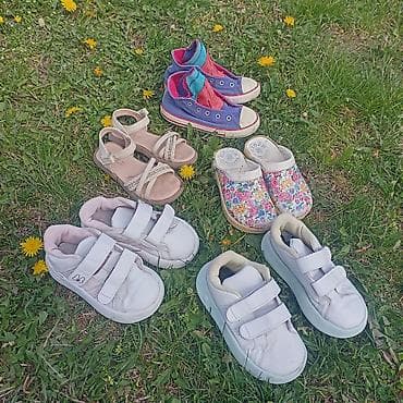 kompleti za devojčice: Dečija obuća – paket različitih modela,1500d - Patike 1: bele, sa — 3