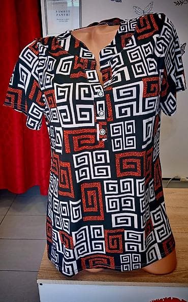 Majice kratkih rukava: Ženske majice viskoza elastin vel. L. Xl. 2xl. 3xl. Cena 699din — 3