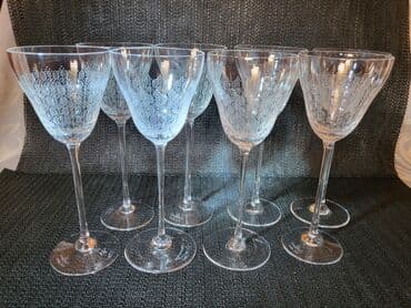 swarovski case za vino cena: Case za vino,Rosenthal,kristal,rucni rad Nemacka 70te. Case tanak — 9