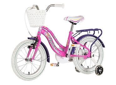dečije veličine: Bicikl Visitor Best Friend 16" – roze neon UV sjaj Opis: - Dečiji — 3