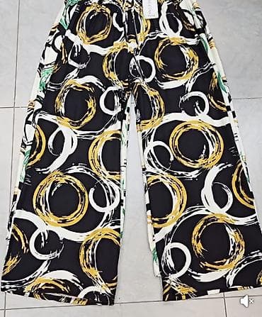 iqos lil solid boje: Pantalone siroks sa apstraktnim kružnim printom. - Bele pantalone sa — 5