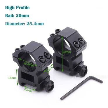 fila roleri: Nosac optike fi 25,4 na 21mm Nosač optike fi 25,4mm za šinu 21mm — 1