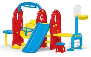 multifunkcionalni stol za igru: ️️IGRAONICA 7u1 ️️ Zabavna igraonica koju čine 7 elemenata: tobogan — 3