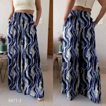 pantalone versace: Regular rise, Palazzo — 16