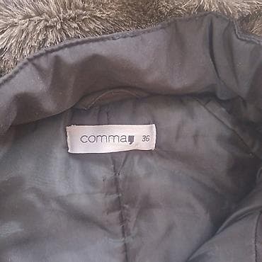 Dukserice: Ženska zimska jakna Comma, veličina 36. - Boja: tamno siva/crna - — 3