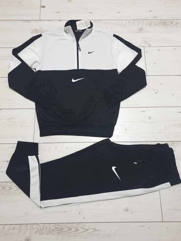c a papuce: Set, Nike, color - Black, Polyester — 1