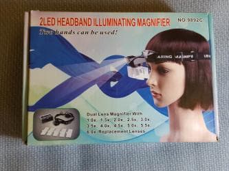 simpo sofe na razvlacenje: Lupa Za Glavu Sa Led Svetlom Maximalno 6x Uvecanje Nova Lupa Sa Led — 1